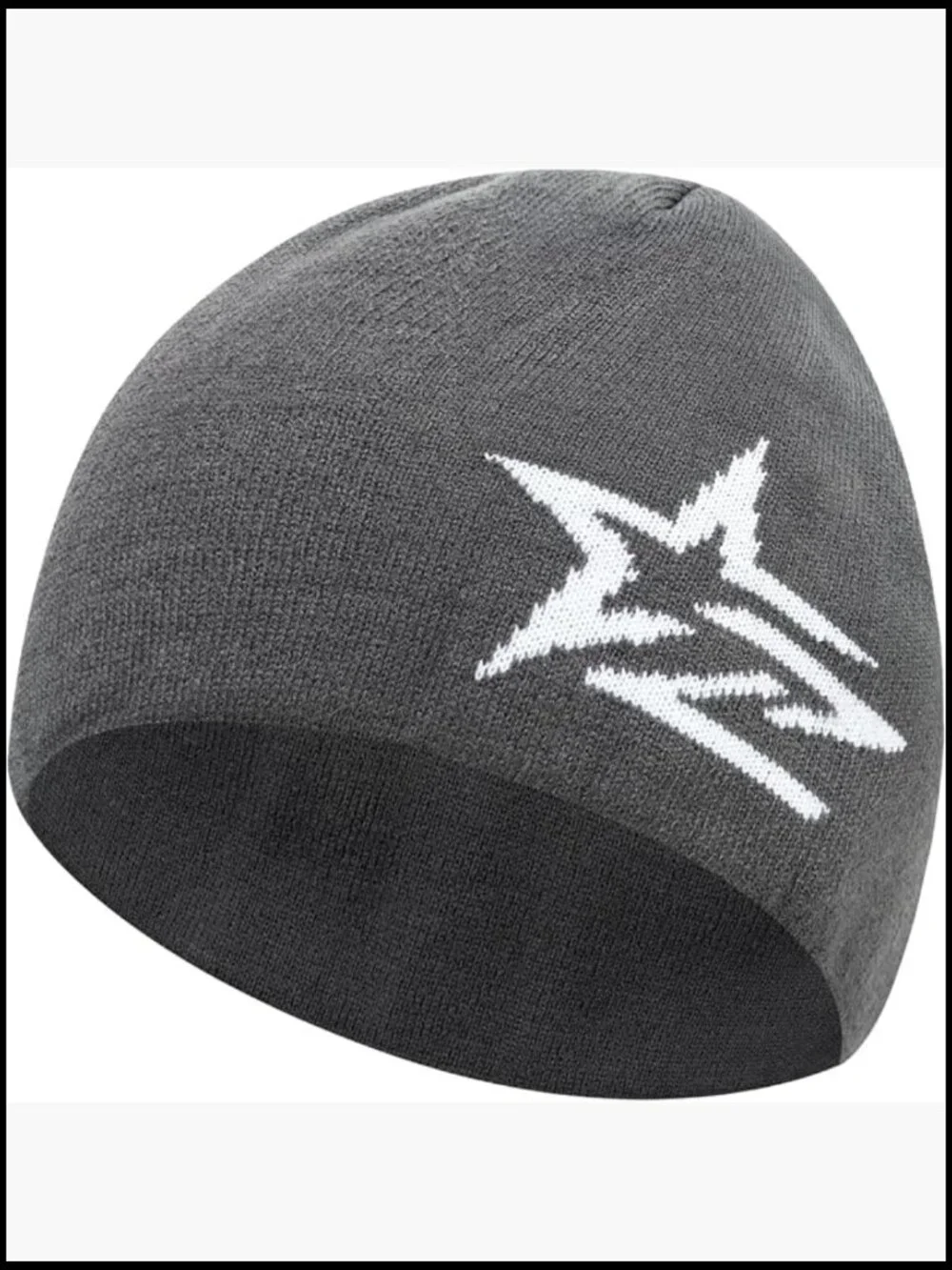 Recycled Polyester Beanie Hat Warm Thick Knit Winter Skull Cap - Picture 1 of 7
